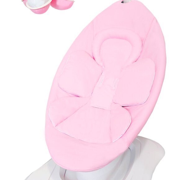 HANDMADE Insert With Cover for MamaRoo 4MOMS swing pink bow with matching balls - Picture 16 of 16